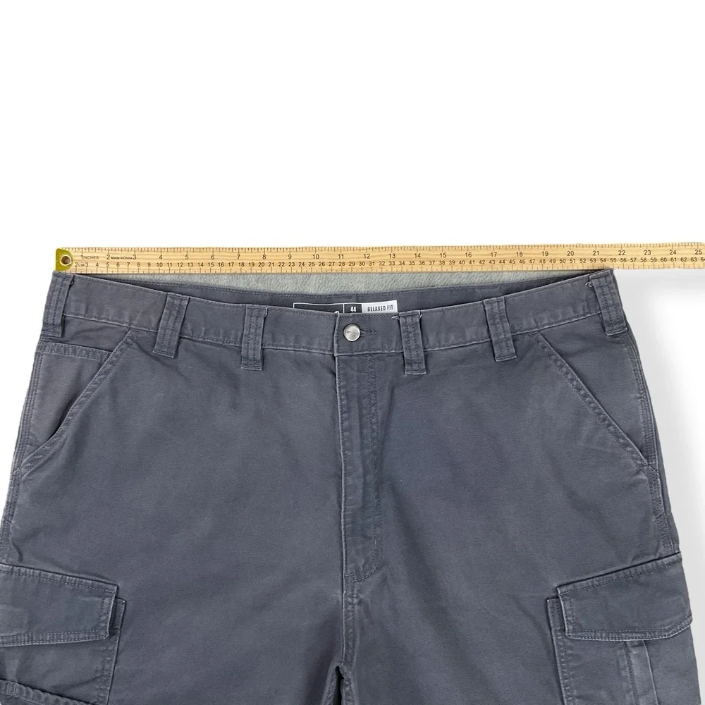Carhartt Shorts Men 44 (ACTUAL 43x9.5) Gray Cargo Canvas Relaxed Fit